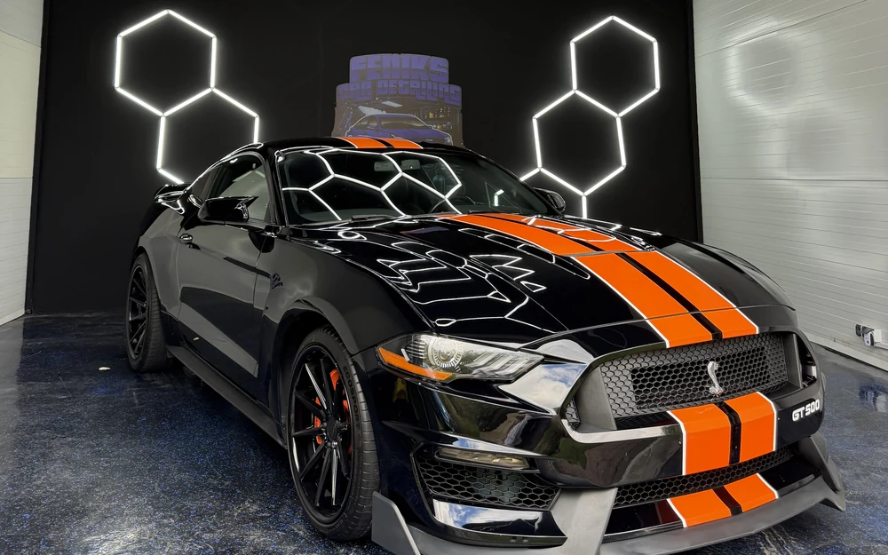 Ford Mustang Shelby GT500 w Feniks Car Detailing po korekcie lakieru i ceramice